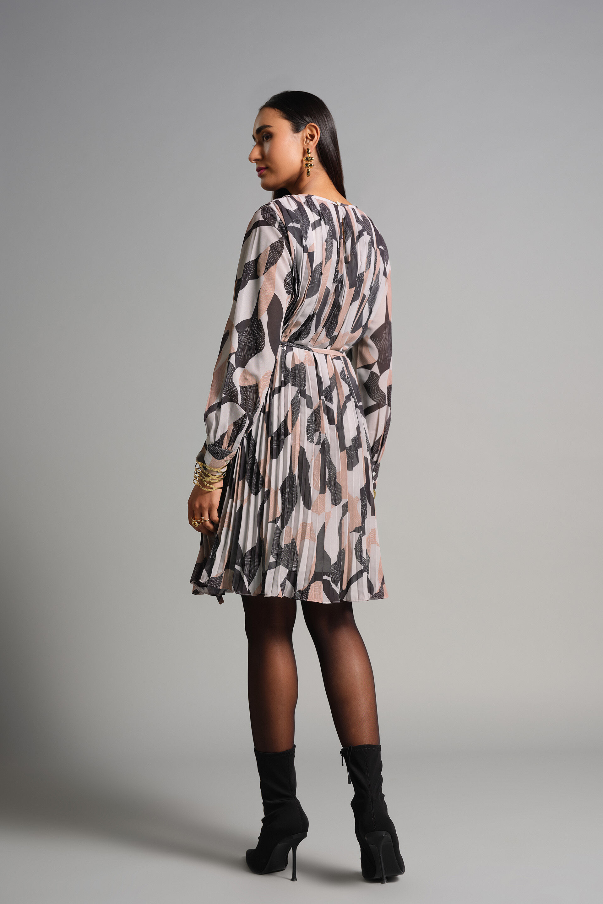 Imelda Dress, Black, image 3